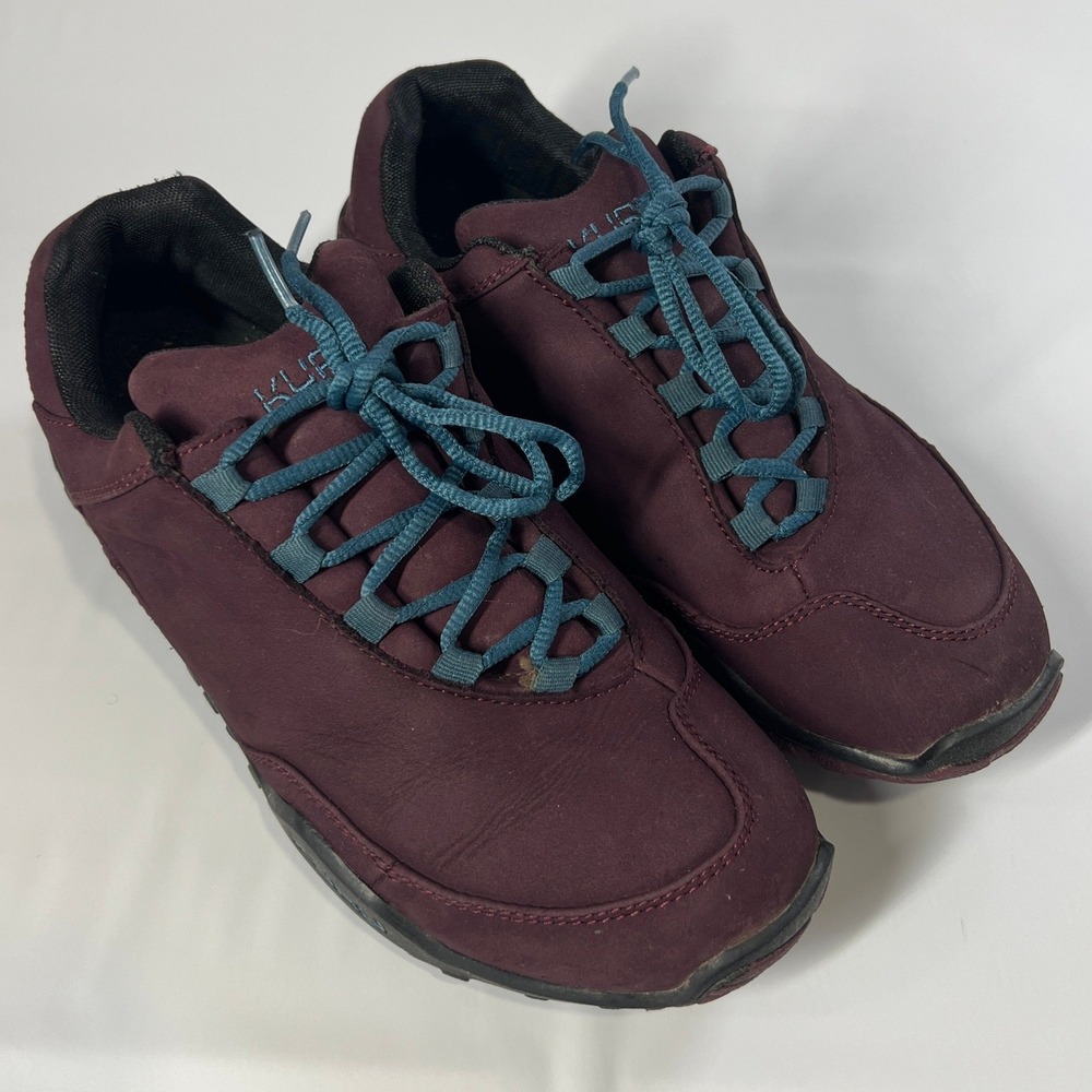 KURU Women's Chicane Active Walking Shoe Size 11 Burgundy Comfort Sneakers
